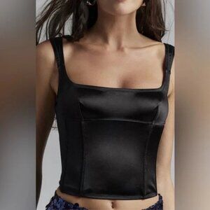 Out From Under Pillowtalk Satin Corset Top